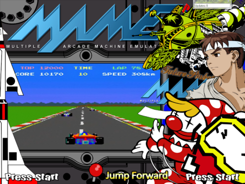 Just look at all these classic arcade characters watching you suck at Pole Position.
